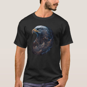 Eagle and Mountains Bald Eagle Portrait T-Shirt