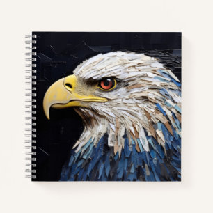 Eagle Animal Bird Art Decor Paint Mosaic Notebook