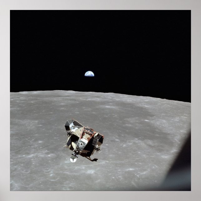 Eagle Ascent Stage poster 24"x24" (Front)