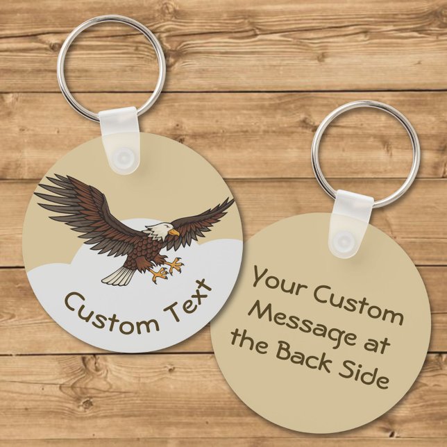 Eagle Attacking Keychain (Creator Uploaded)