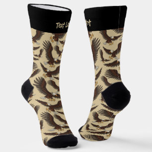 Eagle Attacking Pattern Socks