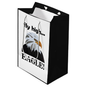 Eagle Bald Eagle Fly High Eagle Medium Gift Bag