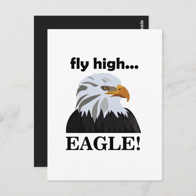 Eagle Bald Eagle Fly High Eagle Postcard (Front/Back)