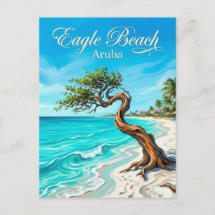 Eagle Beach Aruba Postcard