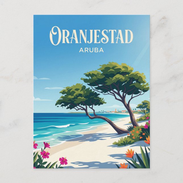 Eagle Beach Aruba Postcard (Front)