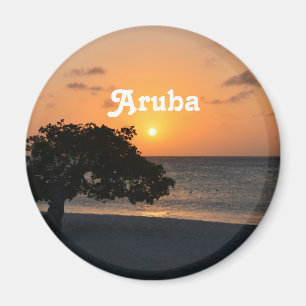 Eagle Beach Sunset Magnet