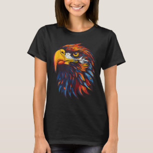 Eagle Bear Portrait Animal Gym Workout T-Shirt