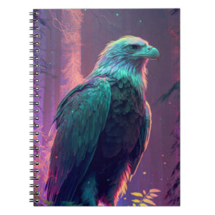 Eagle Bird Animal Portrait Painting Wildlife Notebook