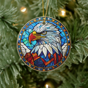 Eagle Bird Ceramic Decorative Ornament