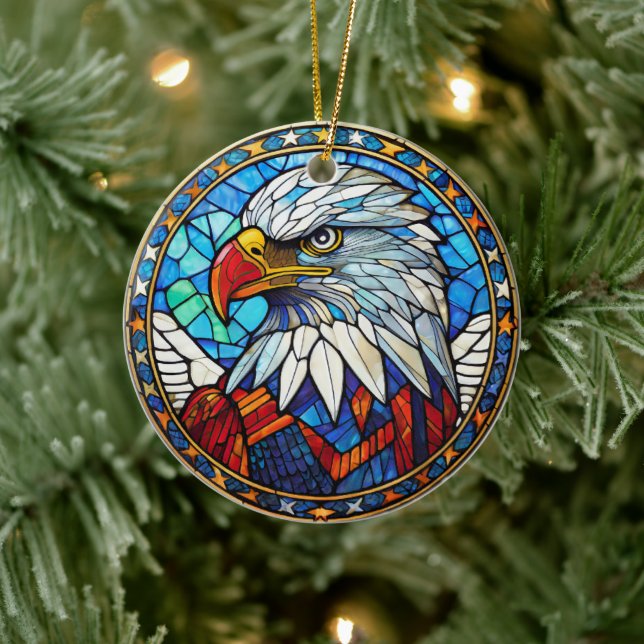 Eagle Bird Ceramic Decorative Ornament (Tree)