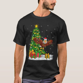 Eagle Bird Lover Family Matching Santa Bald Eagle T-Shirt