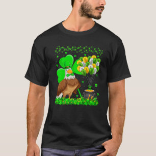 Eagle Bird Lover Funny Shamrock Eagle St Patrick's T-Shirt