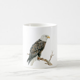 Eagle Bird on Branch Coffee Mug