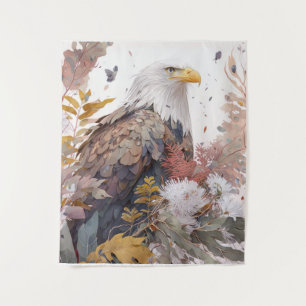 Eagle Bird Portrait Animal Painting Wildlife Free Tapestry