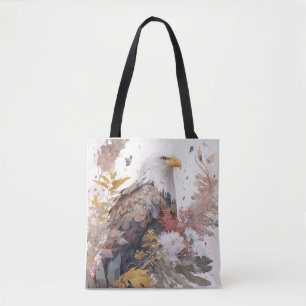 Eagle Bird Portrait Animal Painting Wildlife Free Tote Bag