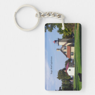 Eagle Bluff Lighthouse acrylic key chain