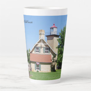 Eagle Bluff Lighthouse latte mug