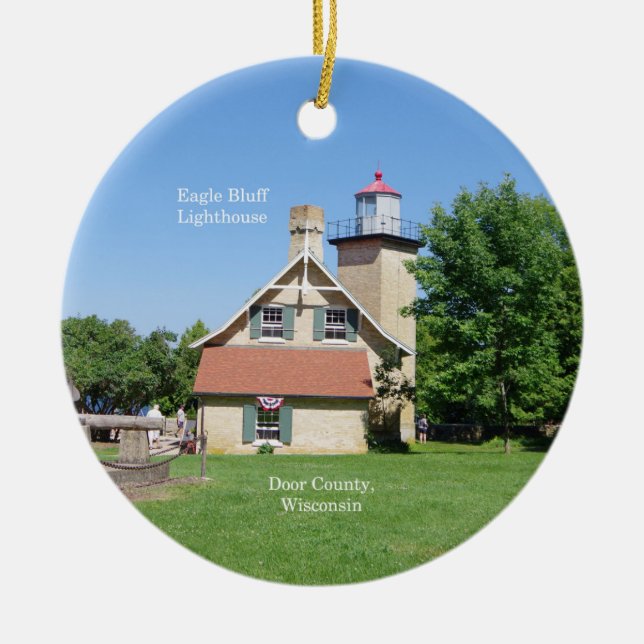 Eagle Bluff Lighthouse ornament (Front)