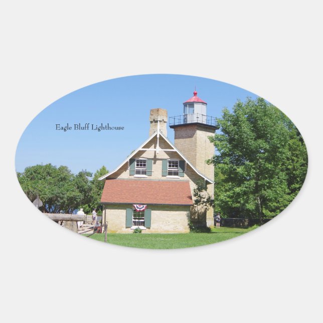 Eagle Bluff Lighthouse sticker (Front)