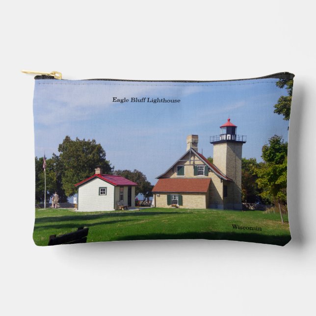 Eagle Bluff Lighthouse zipper bag (Front)