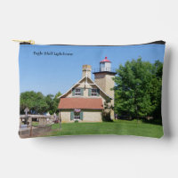Eagle Bluff Lighthouse zipper bag