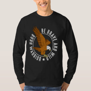 Eagle Brave Ornithologist Falconry Falcon Hawks Bi T-Shirt
