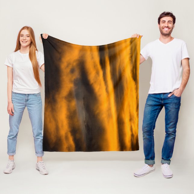 eagle burnout fleece blanket (In Situ)