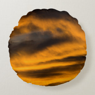 eagle burnout round cushion