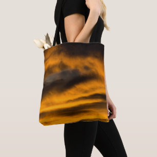 eagle burnout tote bag