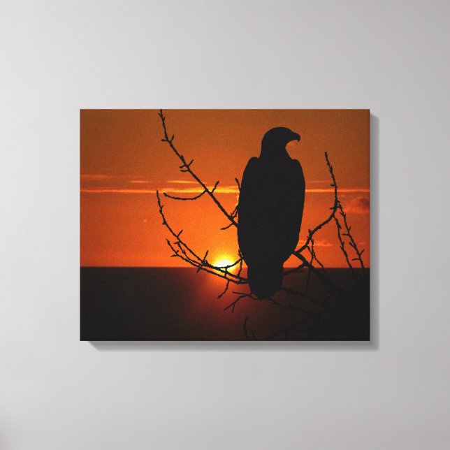 eagle canvas print (Front)