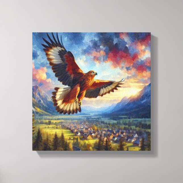 Eagle Canvas Print (Front)