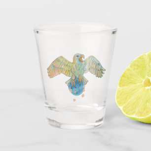 Eagle Carrying Earth Shot Glass
