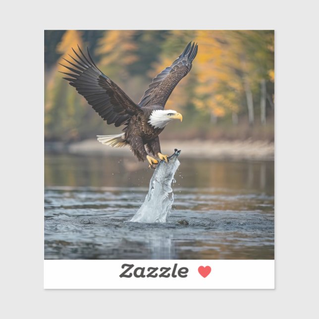 Eagle Catching Fish (Sheet)