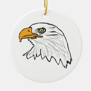 Eagle Ceramic Ornament