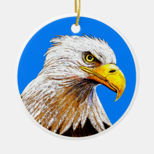 Eagle Ceramic Ornament