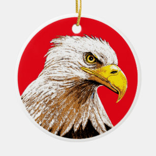 Eagle Ceramic Ornament