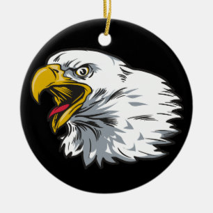 Eagle Ceramic Tree Decoration