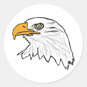 Eagle Classic Round Sticker