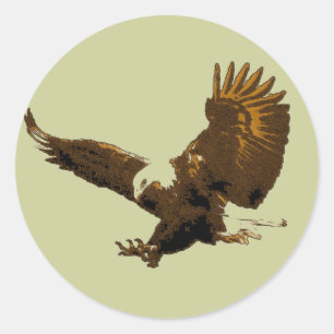 Eagle Classic Round Sticker