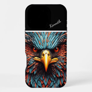 Eagle Close-Up Eagle's Fiery Gaze iPhone 16 Pro Max Case