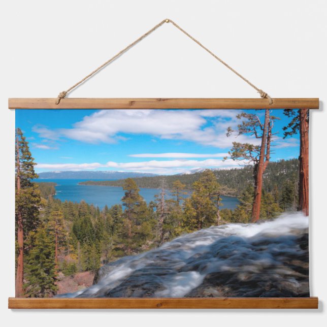 Eagle Creek Falls, South Lake Tahoe Hanging Tapestry (Front)