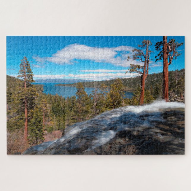 Eagle Creek Falls, South Lake Tahoe Jigsaw Puzzle (Horizontal)