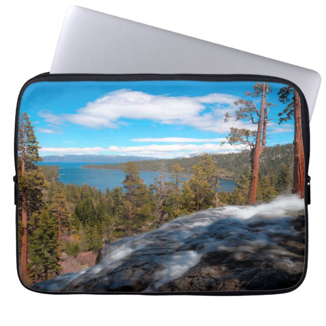 Eagle Creek Falls, South Lake Tahoe Laptop Sleeve (Front)