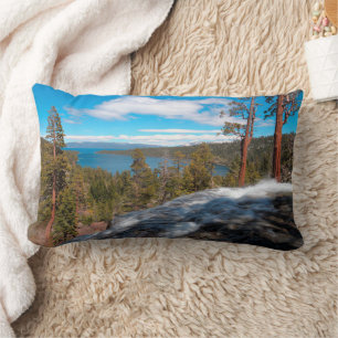 Eagle Creek Falls, South Lake Tahoe Lumbar Cushion