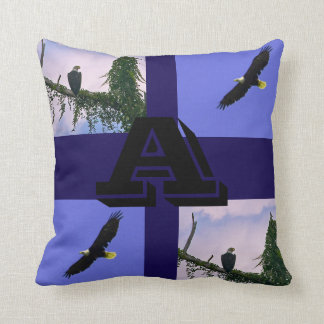 Eagle custom throw pillow