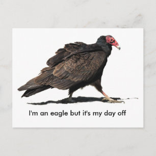 EAGLE DAY OFF POSTCARD