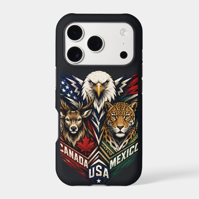 Eagle Deer Jaguar Nature Art (Back)