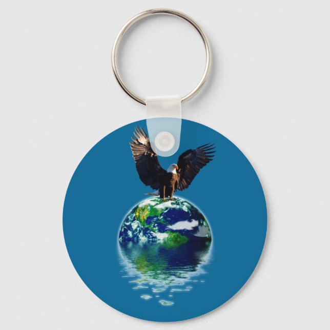 Eagle Earth Day Series Key Ring (Front)
