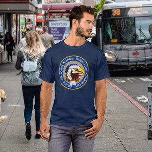 Eagle Emblem USA Flag   DD 214 Air Force Alumni T-Shirt