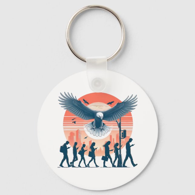 Eagle Entrepreneur Key Ring (Front)